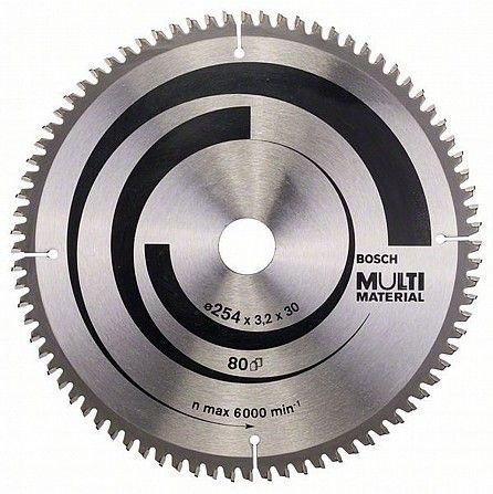 Диск пильный Bosch Multi Material 254х30 мм Z80, металл Винница - изображение 1