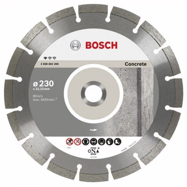 Диск алмазный Bosch Professional for Concrete (300х22.2 мм) для УШМ Винница - изображение 1