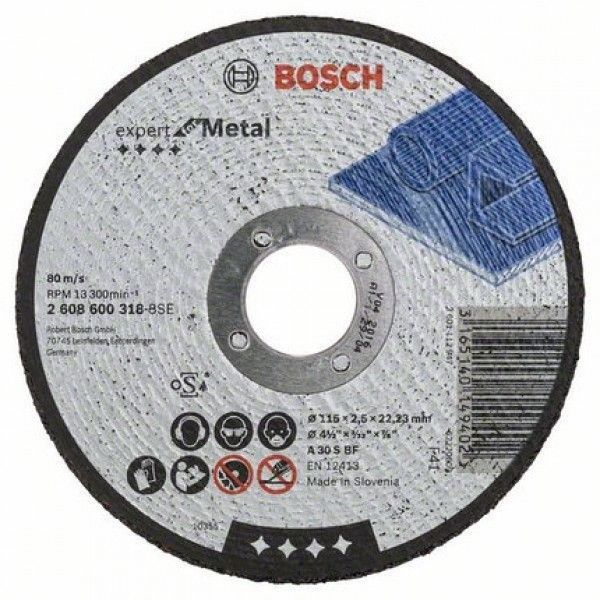 Диск отрезной по металлу 115х22,2 мм Bosch Винница - изображение 1