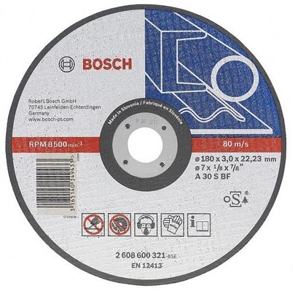 Диск отрезной по металлу 180х22,2 мм Bosch Винница - изображение 1