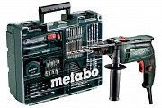 Ударная дрель Metabo SBE 650 SET сетевая, БЗП, 0.65 кВт Винница