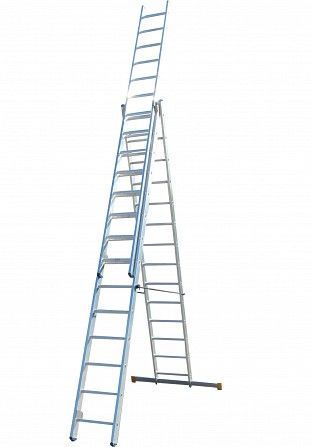 Лестница ELKOP VHR Profi 3x14 алюминиевая, 3 секции, 14 ступеней Винница - изображение 1