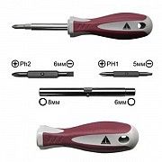 Отвертка GrandTool универсальная 6 ед. в 1 Винница