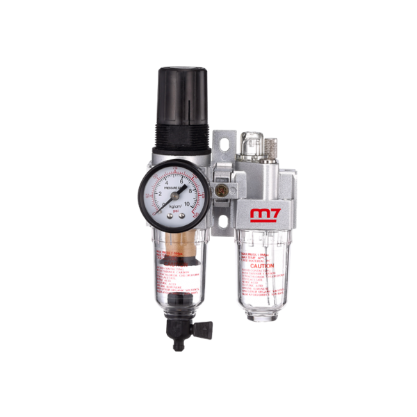 Блок подготовки воздуха Mighty Seven SV-2220, 1/4", с манометром Винница - изображение 1