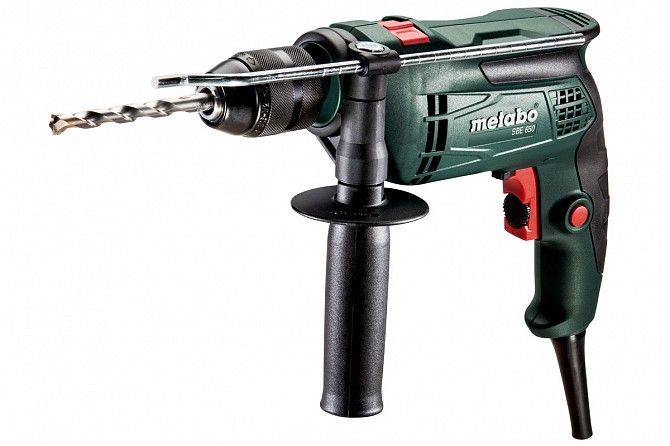 Ударная дрель Metabo SBE 650 сетевая, 0.65 кВт Винница - изображение 1