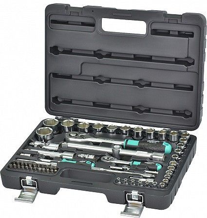 Набор головок Whirlpower 1/4-1/2 62 ед.10-32 мм Винница - изображение 1