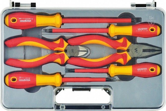 Набор инструментов диэлектрического Whirlpower 6 ед. Винница - изображение 1