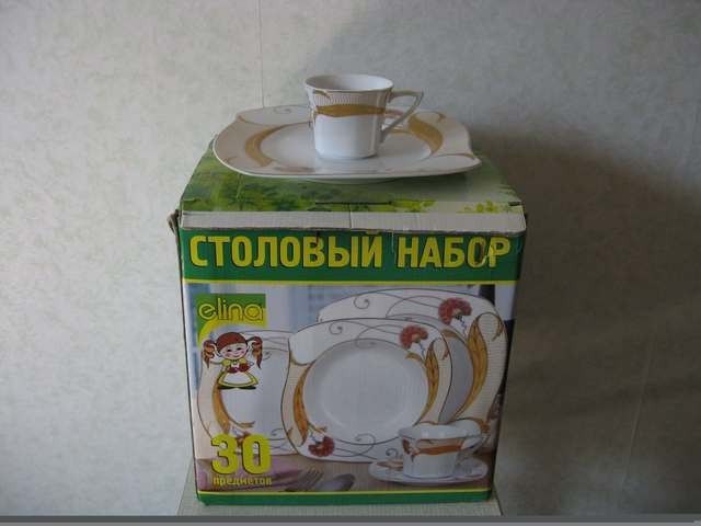 Новый набор посуды Elina 30 предметов Київ - изображение 1