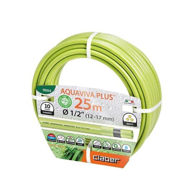 Шланг для полива Claber Aquaviva Plus 9004, 25 м 1/2" зеленый Винница - изображение 1