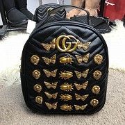 Gucci Backpack GG Marmont Animal Studs Black Киев