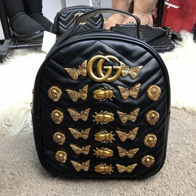 Gucci Backpack GG Marmont Animal Studs Black Київ - изображение 1