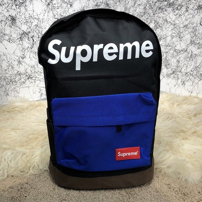 Supreme Backpack Combat Black/Blue Киев - изображение 1