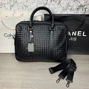 Bottega Veneta Briefcase Nero Intrecciato Nappa Киев