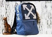 Рюкзак Off-white grid blue Киев