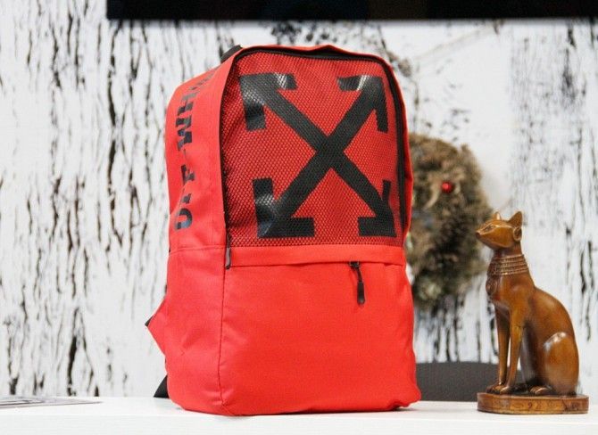 Рюкзак Off-white grid red Киев - изображение 1