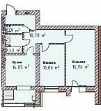 Продается 2-х комнатная квартира в современном жилом комплексе Одесса