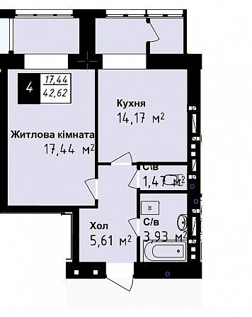 Продается 1 комнатная квартира на ул. Сахарова Одесса - изображение 1