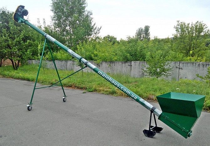 Погрузчик (транспортёр) зерна шнековый, передвижной ПШ-159 Сумы - изображение 1