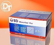 Инсулиновые шприцы Micro Fine Plus (Микро Файн Плюс 0, 5 мл - 100шт.) Мелитополь