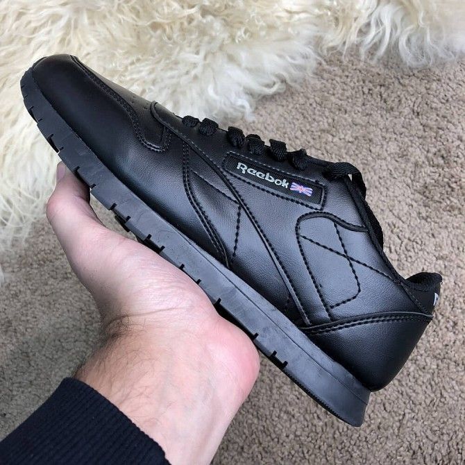 Reebok Classic Leather Black Київ - изображение 1