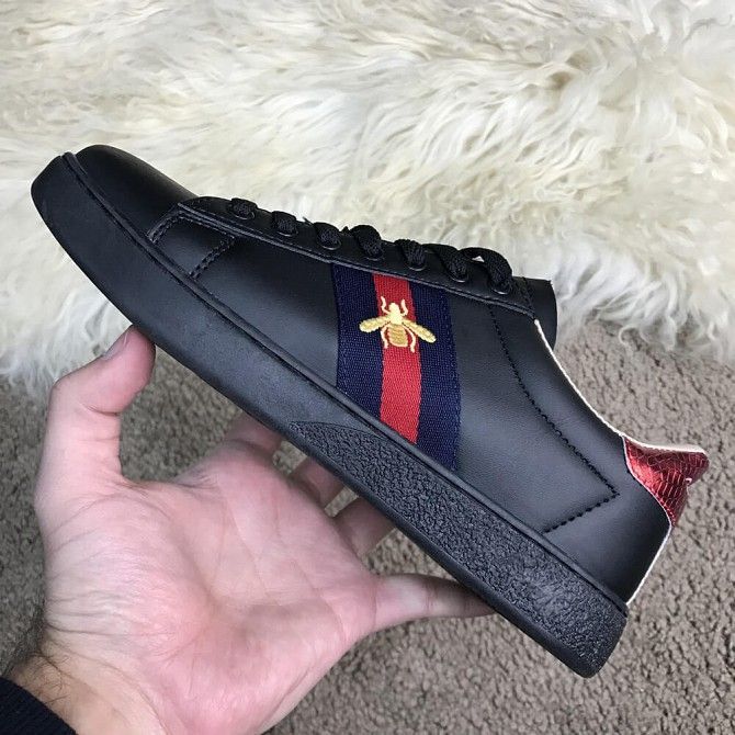 Gucci Ace Embroidered Sneaker Black Киев - изображение 1