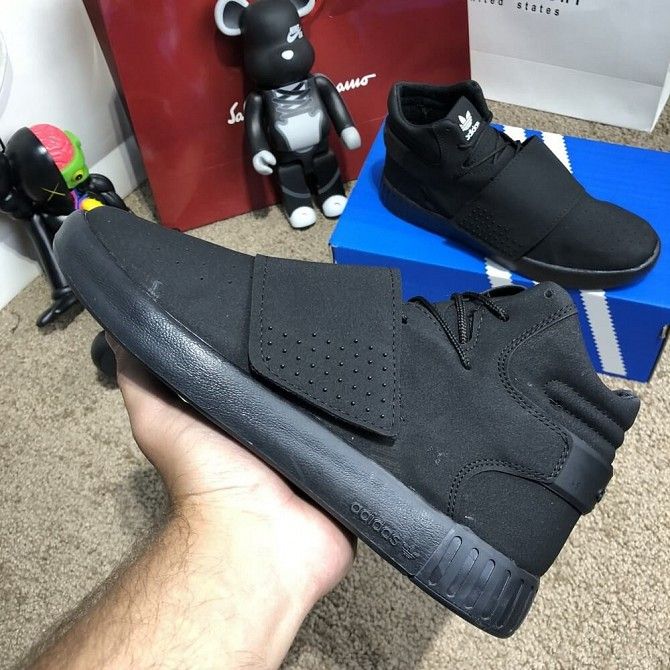 Adidas Tubular Invader Vapour Total Black Киев - изображение 1
