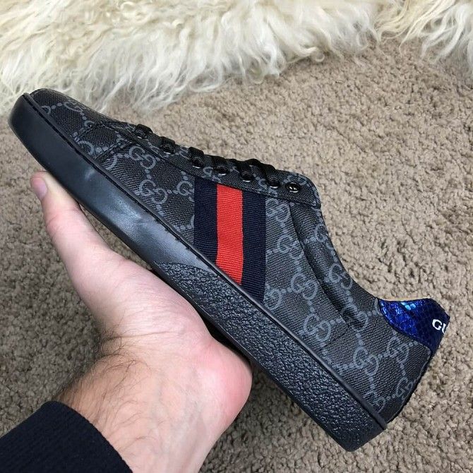 Gucci GG Supreme Web Sneaker Black/Black Киев - изображение 1