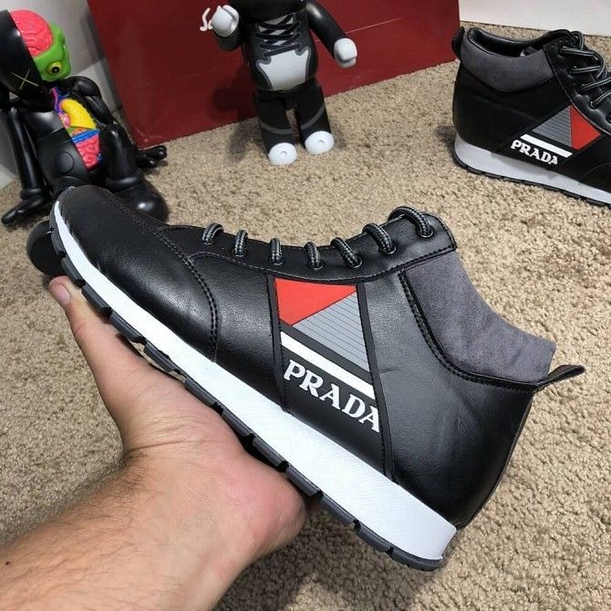 Prada Mechano Mid Sneakers Black Киев - изображение 1
