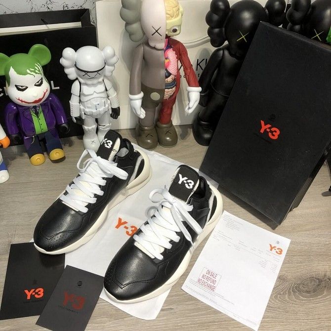 Adidas Y-3 Kaiwa Sneakers Black/White Київ - изображение 1