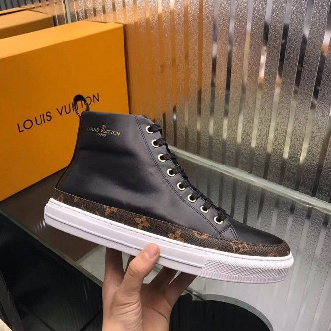 Высокие Кроссовки Louis Vuitton Stellar Black Monogram Киев - изображение 1