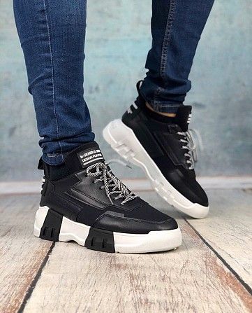 кроссовки  shoelaces Black/white Київ - изображение 1