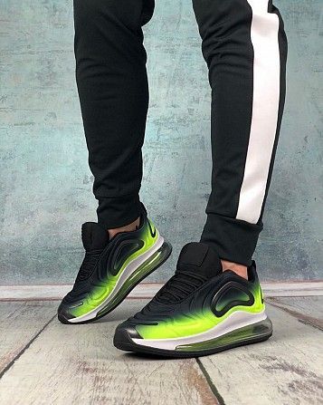 кроссовки Air Max 720 Black / Yellow / White Київ - изображение 1