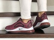 Женские кроссовки бордовые Air Max 720 8945 Мелитополь