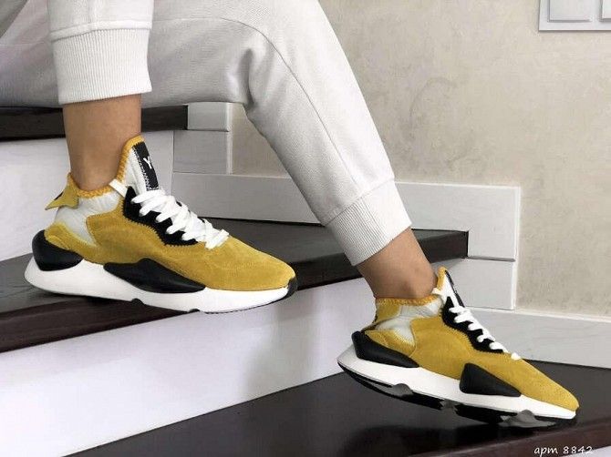 Женские кроссовки желтые Y-3 Kaiwa 8842 Мелитополь - изображение 1