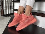 Женские кроссовки коралловые x Yeezy Boost 8898 Мелитополь
