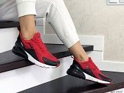 Женские кроссовки красные с черным Air Max 270 8855 Мелитополь