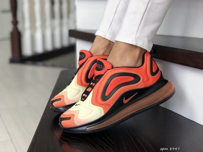 Женские кроссовки оранжевые Air Max 720 8947 Мелитополь - изображение 1