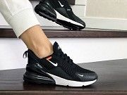 Женские кроссовки черные с белым Air Max 270 8858 Мелитополь