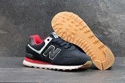 Кроссовки мужские темно синие с красным New Balance 574 4149 Мелитополь