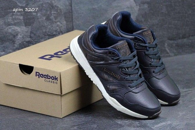 Мужские кроссовки Reebok Hexalite темно синие 3207 Мелитополь - изображение 1