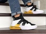 Мужские кроссовки белые с черным и желтым Air Force 270 8824 Мелитополь