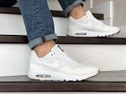 Мужские кроссовки рефлективные белые Air Max 1 Ultra Moire 8865 Мелитополь