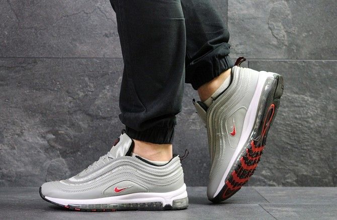 Мужские кроссовки серые Air Max 97 7097 Мелитополь - изображение 1