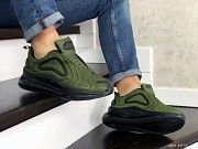 Мужские кроссовки темно зеленые Air Max 720 8872 Мелитополь