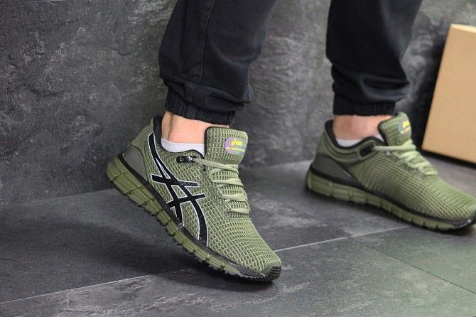 Мужские кроссовки темно зеленые Asics Gel-Quantum 360 7704 Мелитополь - изображение 1