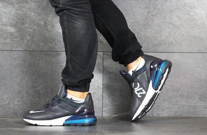 Мужские кроссовки темно синие Nike Air Max 270 8334 Мелитополь - изображение 1