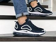 Мужские кроссовки темно синие с белым Air Max 720 8927 Мелитополь