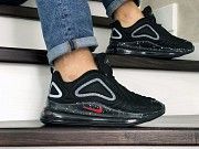 Мужские кроссовки черно белые Air Max 720 8873 Мелитополь