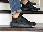 Мужские кроссовки черные Air Huarache 8914 Мелитополь