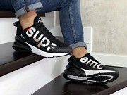 Мужские кроссовки черные Air Max 270 Supreme 8853 Мелитополь
